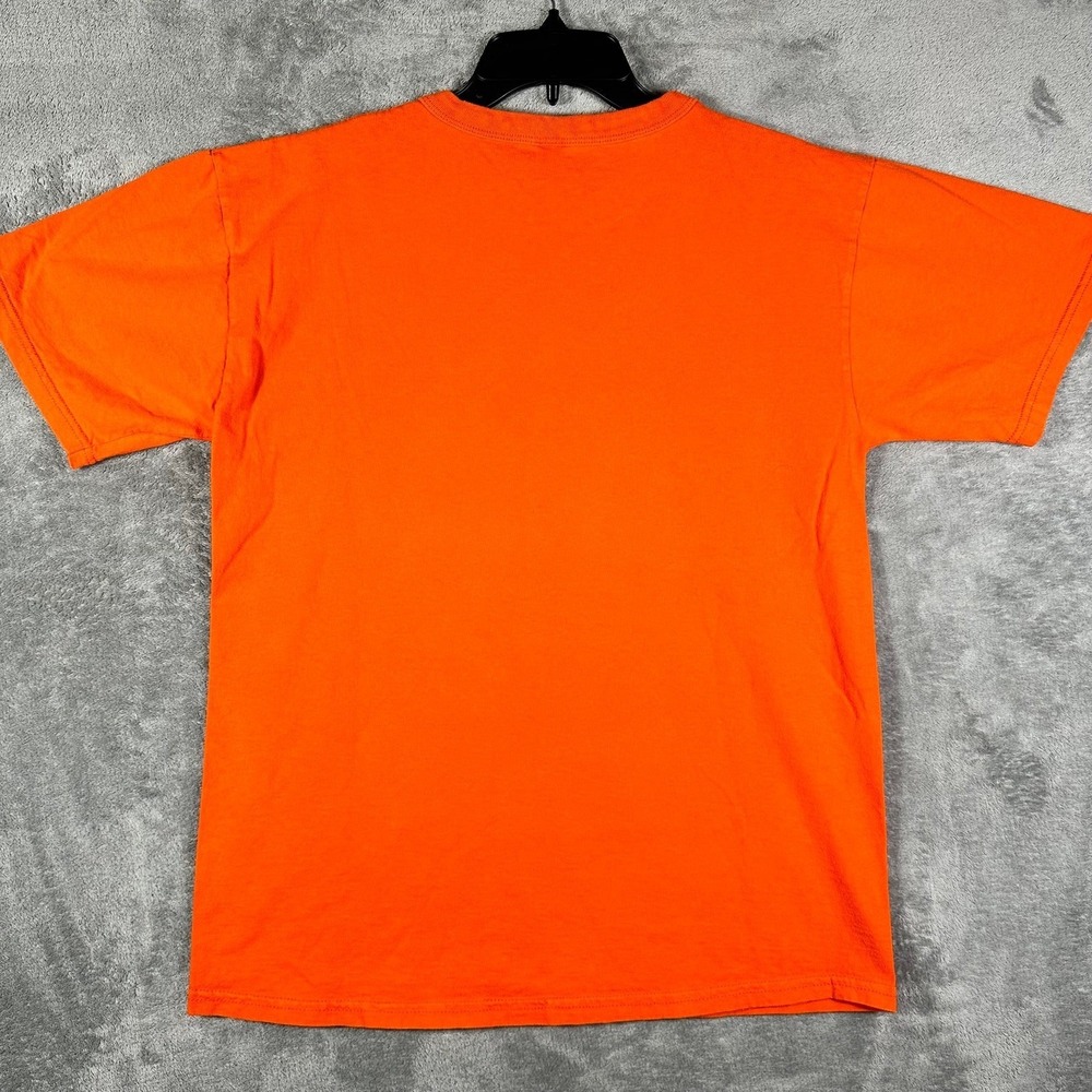Russell Athletic Clemson Basketball T Shirt Mens Medium Orange Y2K Retro Graphic - Picture 6 of 6